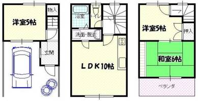 ソルアモール亀岡3の間取り