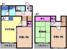兵庫県神戸市東灘区森北町4丁目(マンション)の賃貸物件の間取り