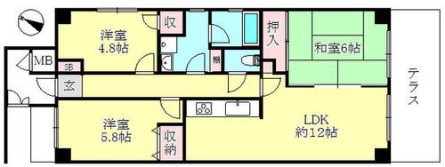物件の間取り画像