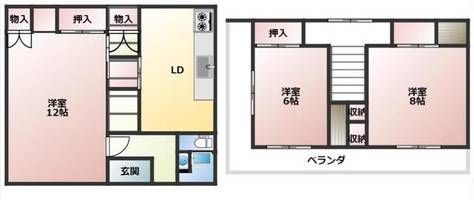 物件の間取り画像