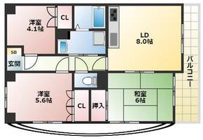 物件の間取り画像