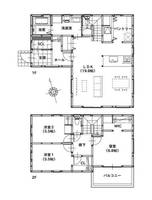 愛知県長久手市仏が根(一戸建)の賃貸物件の間取り