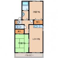 セジュール井上(CN)202の間取り