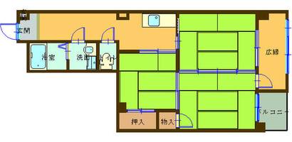 物件の間取り画像