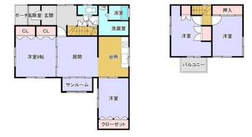 物件の間取り画像