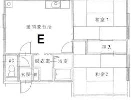 北海道釧路市武佐3丁目(マンション)の賃貸物件の間取り