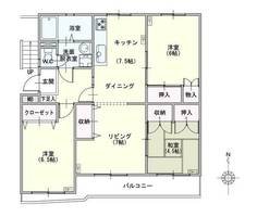 物件の間取り画像