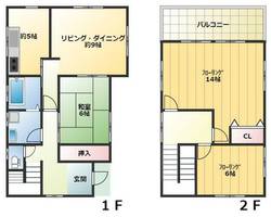 物件の間取り画像