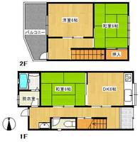 奈良県奈良市川上町(一戸建)の賃貸物件の間取り