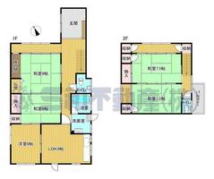 福岡県久留米市野中町(一戸建)の賃貸物件の間取り