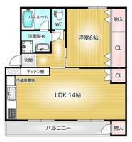 コーポ伊藤302の間取り
