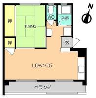シャトレ泉台Ⅱ B棟の間取り