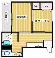 太陽マンションの間取り
