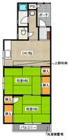 大阪府箕面市坊島1丁目(マンション)の賃貸物件の間取り