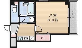 コンティニュー千代崎201の間取り