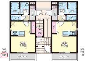 兵庫県尼崎市道意町5丁目(アパート)の賃貸物件の間取り