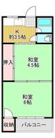 大阪府大阪市港区池島3丁目(マンション)の賃貸物件の間取り
