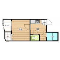 ブルオーシャン浜寺2-Cの間取り