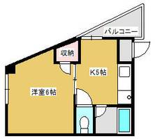 栄町ハイツ402の間取り