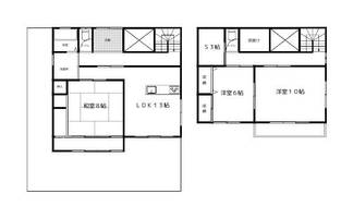 兵庫県姫路市城北新町1丁目(一戸建)の賃貸物件の間取り