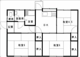 福岡県直方市大字感田(アパート)の賃貸物件の間取り