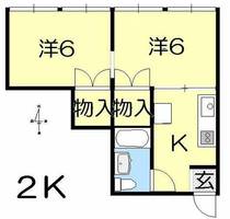 姫島ビル30Eの間取り