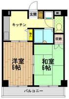 兵庫県神戸市中央区北長狭通2丁目(マンション)の賃貸物件の間取り