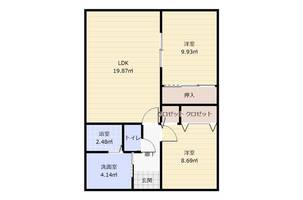 物件の間取り画像