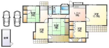 福岡県筑後市大字徳久(一戸建)の賃貸物件の間取り