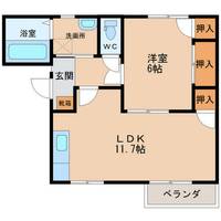 ミキ・コーポ202の間取り