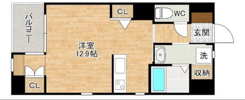 LUMINOUS AI 清水702の間取り