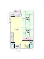 奈良県五條市須恵3丁目(マンション)の賃貸物件の間取り