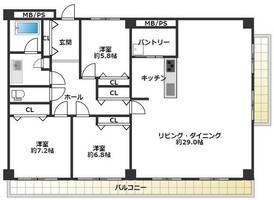 物件の間取り画像