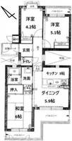 物件の間取り画像
