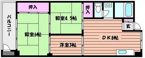 物件の間取り画像