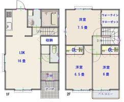物件の間取り画像