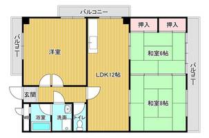 物件の間取り画像