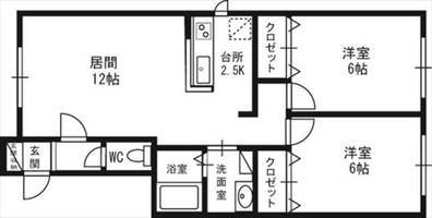 物件の間取り画像