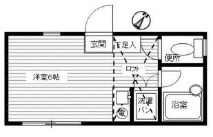 福岡県福岡市城南区別府2丁目(アパート)の賃貸物件の間取り