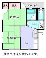 福岡県行橋市大字下津熊(アパート)の賃貸物件101の間取り