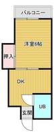 シャトレ中原東の間取り