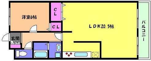 メゾン住吉の間取り