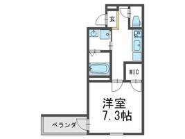 フジパレス西宮北口Ⅰ番館の間取り