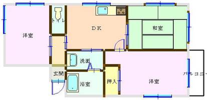 物件の間取り画像