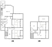 滋賀県近江八幡市八幡町(アパート)の賃貸物件の間取り