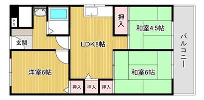 物件の間取り画像