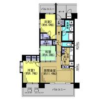 京都府京都市下京区万寿寺通烏丸東入大堀町(マンション)の賃貸物件の間取り