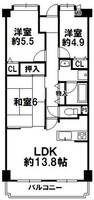 物件の間取り画像