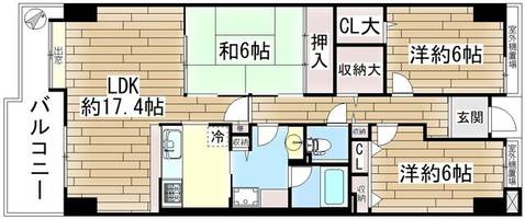 物件の間取り画像