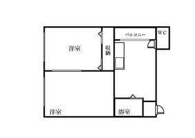 ロードハイツ304の間取り